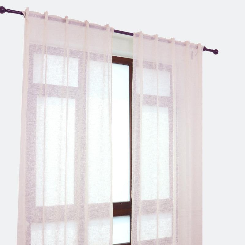 Cortina de linho com presilhas ocultas 140*260cm - BOD HOME
