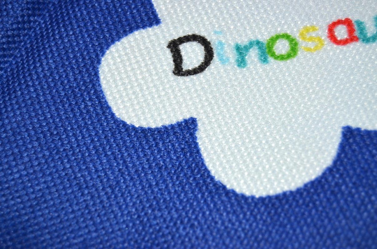 CORTINA OPACA COM ESTAMPA DE DESENHOS ANIMADOS-DINOSSAURO AZUL 140*260cm - BOD HOME