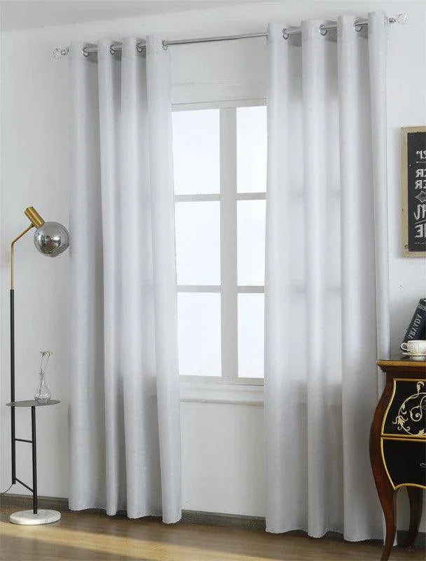Cortina Opaca de Veludo Cinzo Claro 140*260cm - BOD HOME