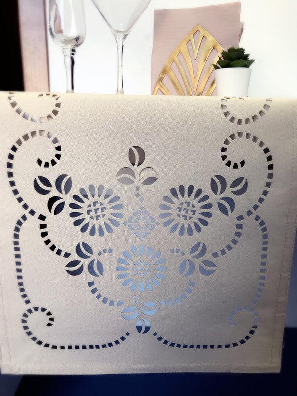 Individual de mesa vaziado floral 33*180cm - BOD HOME