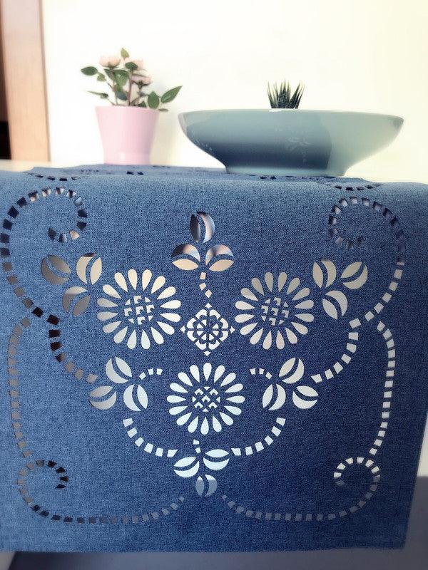 Individual de mesa vaziado floral 33*180cm - BOD HOME