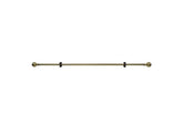 Varao De Cortina 120-210cm Esférica Dourada - BOD HOME