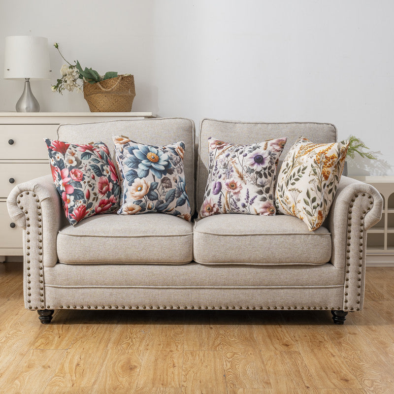 Capa Almofada com Estampa Floral 45*45cm - BOD HOME