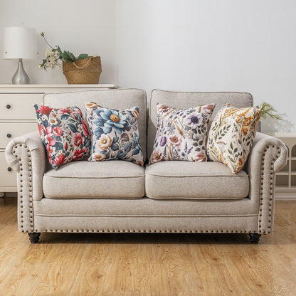 Capa Almofada com Estampa Floral 45*45cm - BOD HOME