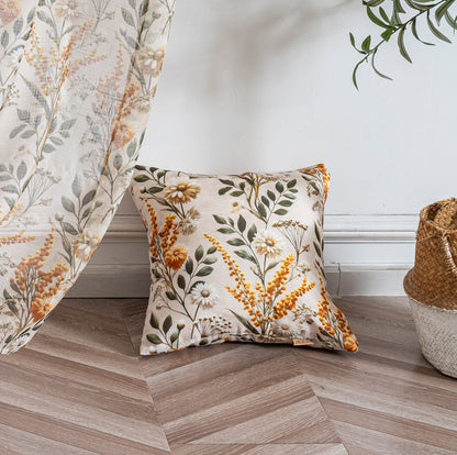 Capa Almofada com Estampa Floral 45*45cm - BOD HOME