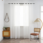 Cortina de linho com tecido leve e translúcido 140*260cm - BOD HOME