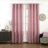 Cortina Jacquard com Estampa de Flores Rosa 140*260CM-Individual- BOD HOME