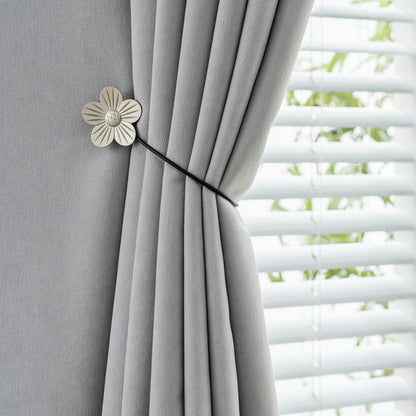 1PC Amarra Magnética de Cortina com Flor- BOD HOME