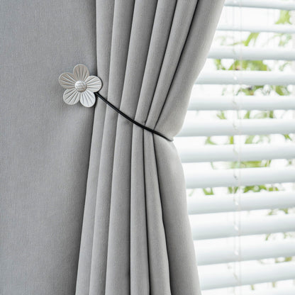 1PC Amarra Magnética de Cortina com Flor- BOD HOME