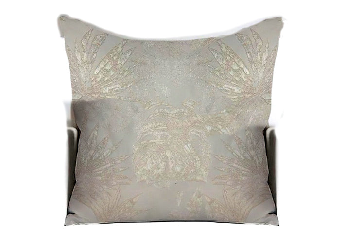 Capa de Almofada com Folhas Elegantes Bege - BOD HOME