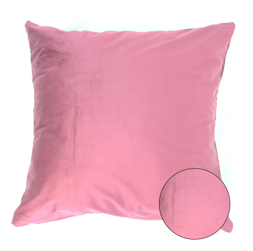 Capa de almofada flanela cor-de-rosa 60x60cm - BOD HOME