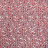 Cortina Jacquard com Estampa de Flores Rosa 140*260CM-Individual- BOD HOME