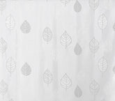 Cortina Jacquard com Estampa de Folhas Primavera Silva 140*260CM-Individual- BOD HOME