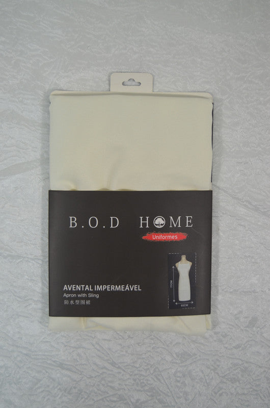 Delantal antimanchas beige