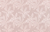 Cortina Jacquard com Estampa de Folhas Outono Rosa Clara 140*260CM-Individual- BOD HOME