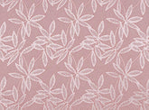 Cortina Jacquard com Estampa de Folhas Outono Rosa Escura 140*260CM-Individual- BOD HOME