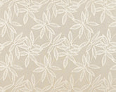 Cortina Jacquard com Estampa de Folhas Outono Bege 140*260CM-Individual- BOD HOME