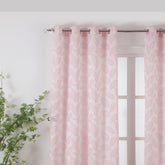 Cortinas Translucidos Estampadas de Folhas Silva- BOD HOME