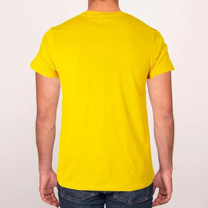 Camiseta amarilla de hombre.