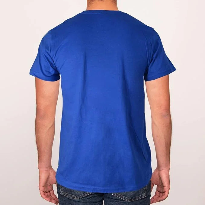 Camiseta de hombre azul real.