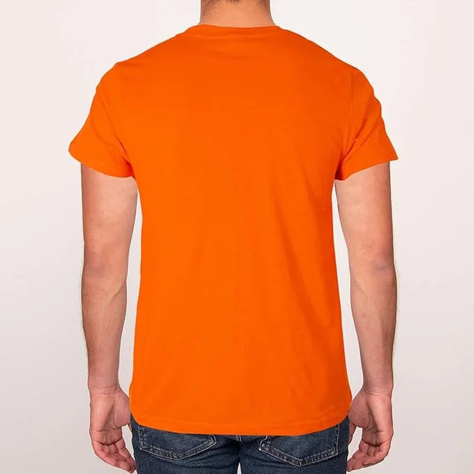 Camiseta naranja hombre