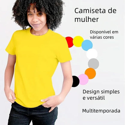 camiseta mujer amarillo
