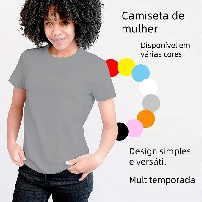 camiseta mujer gris