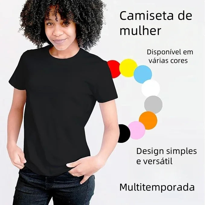 camiseta mujer negro