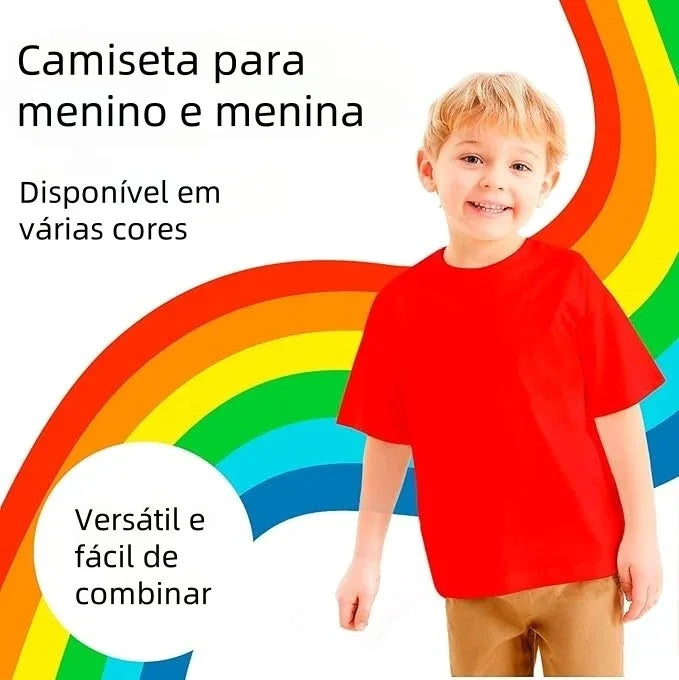 Camiseta infantil roja