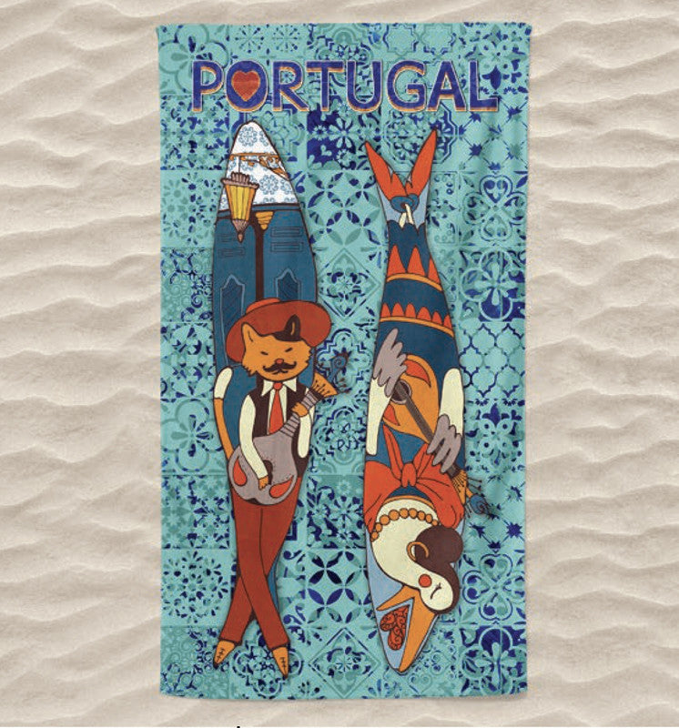 Toalha de Praia 3D Sardinha 70x140 cm - BOD HOME