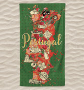 Toalha de Praia 3D Portugal 70x140 cm - BOD HOME