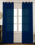 Cortina Liso Efeito Amassado 140 x 260cm - Série Sombra azul escuro - BOD HOME 