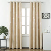 CORTINA ESTAMPADO DOURADO ELEGENTE 140*260 - BOD HOME