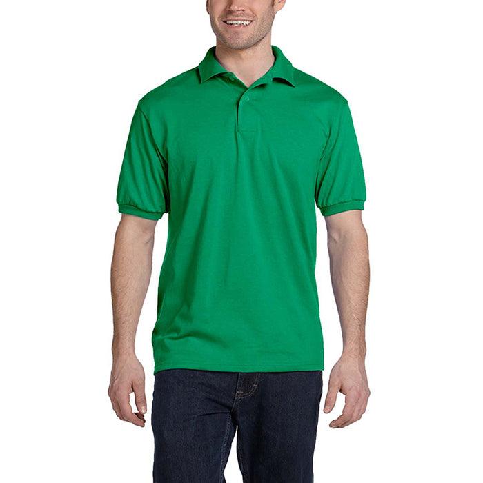 Polo em piqué de algodão homen verde - BOD HOME