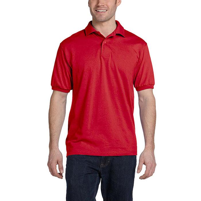 Polo em piqué de algodão homen vermelho - BOD HOME