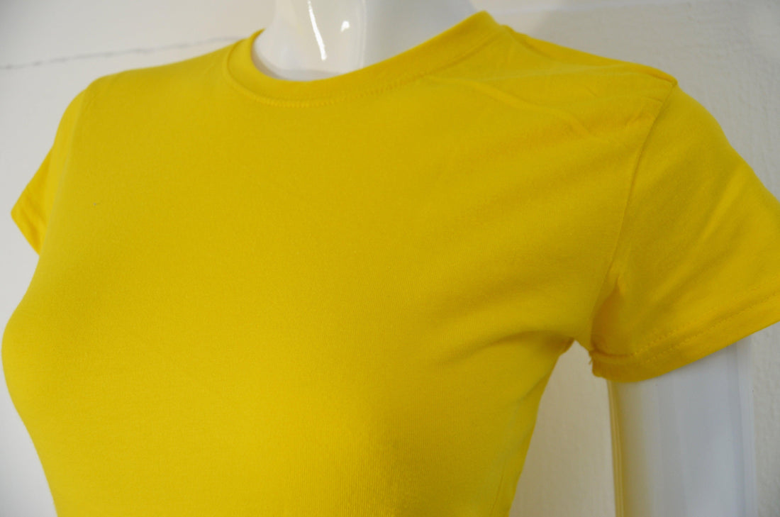 T-shirt women amarelo - BOD HOME