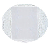 Toalha de mesa (redonda) Branco - BOD HOME