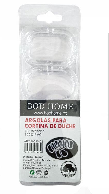 Clipes Para Cortinas De Duche Transparente 12 Pcs - BOD HOME