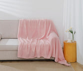 Cobertor de Algodão Ultra Suave Rosa - BOD HOME