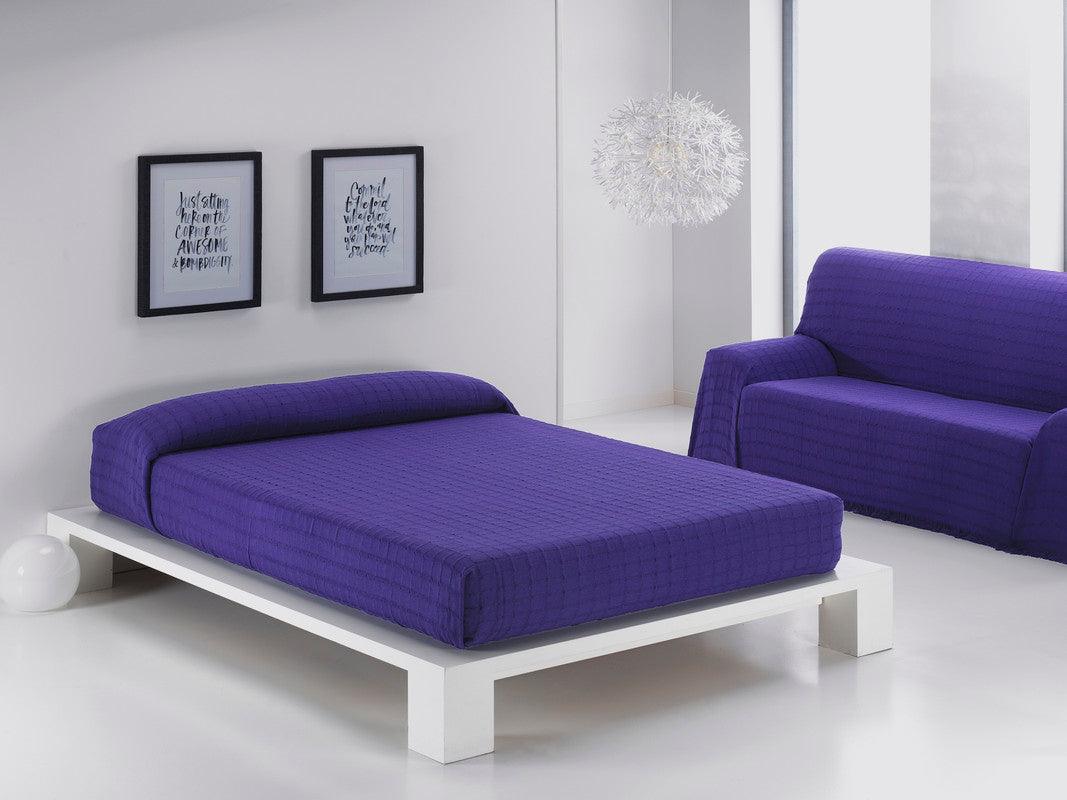 Cobertura de cama roxo escuro - BOD HOME