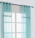 Cortina bordada com anéis tecidos 140*260cm - BOD HOME