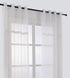 Cortina bordada com anéis tecidos 140*260cm - BOD HOME