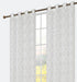 Cortina bordada com linhas cruzadas 140*260cm - BOD HOME