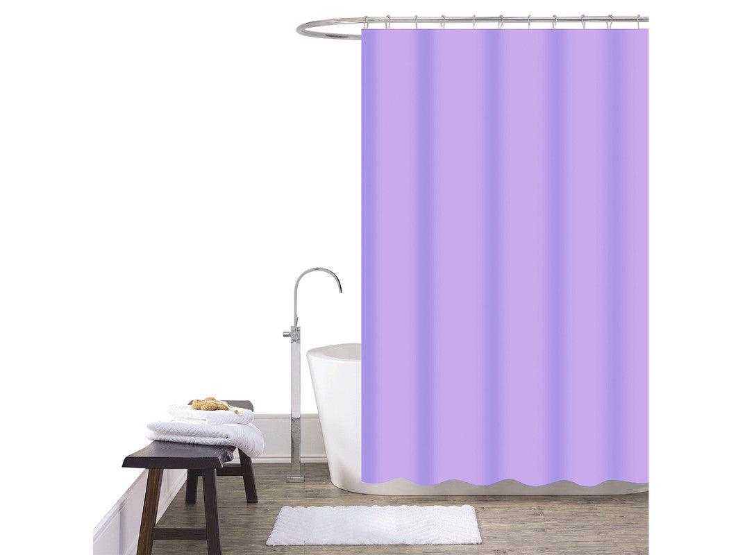 Cortina De Chuveiro Liso Roxo Claro 180*180cm - BOD HOME