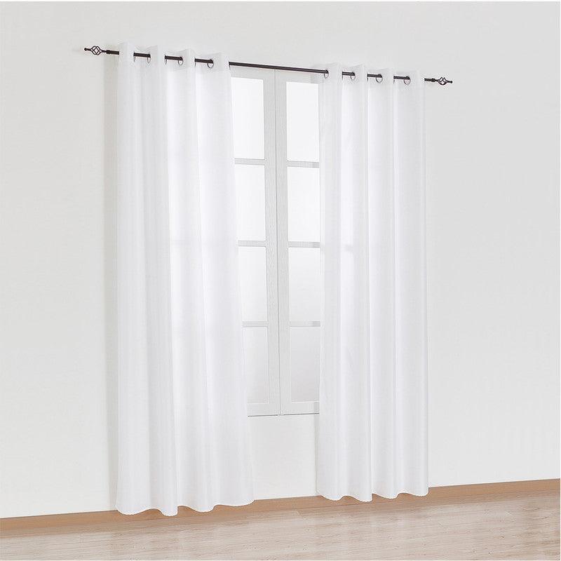 Cortina de Tecido Premium Branco 140*260cm - BOD HOME