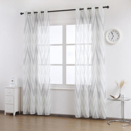 Cortina de voal estampada 140*260cm - BOD HOME