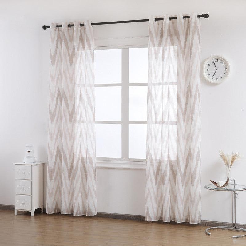 Cortina de voal estampada 140*260cm - BOD HOME