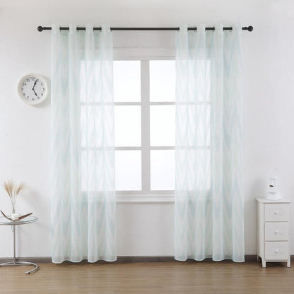 Cortina de voal estampada 140*260cm - BOD HOME