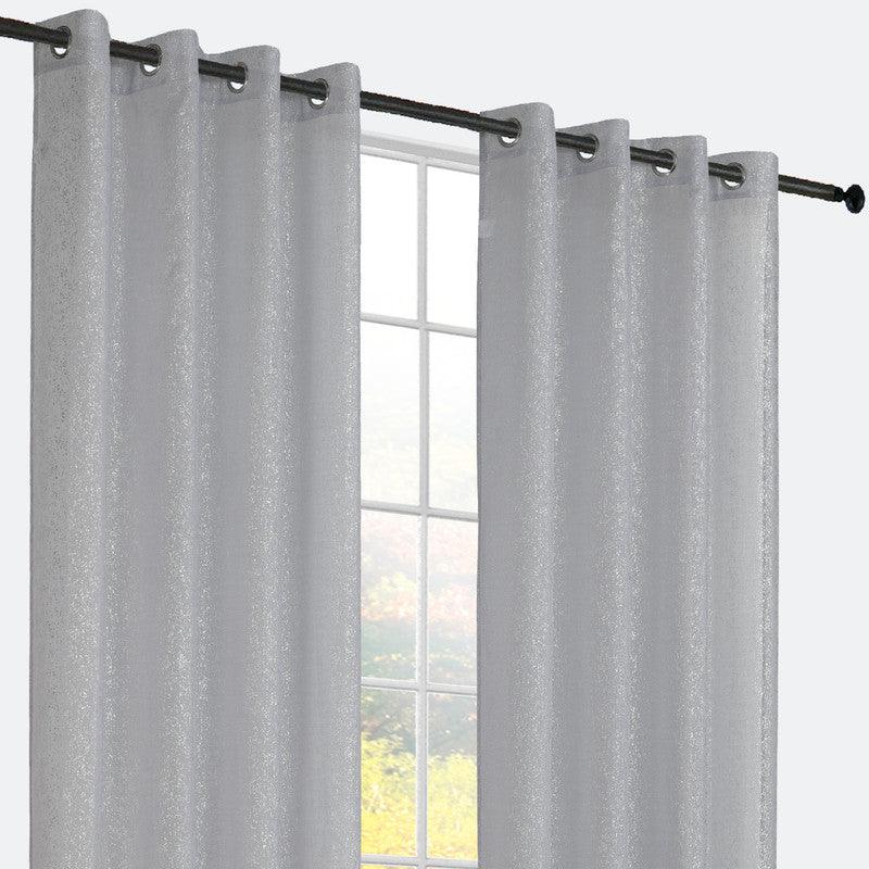 CORTINA DOLLY PONTO DE PRATA CINZENTO ESCURO 140*260cm - BOD HOME