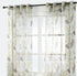 Cortina semi-duole com elegante estampa de folhas 140*260cm - BOD HOME